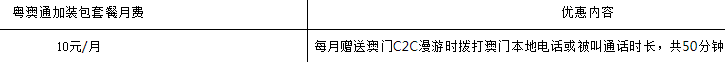 中山电信粤澳通加装包