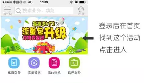 南阳移动：流量也能存一得三！高6GB您值得拥有！