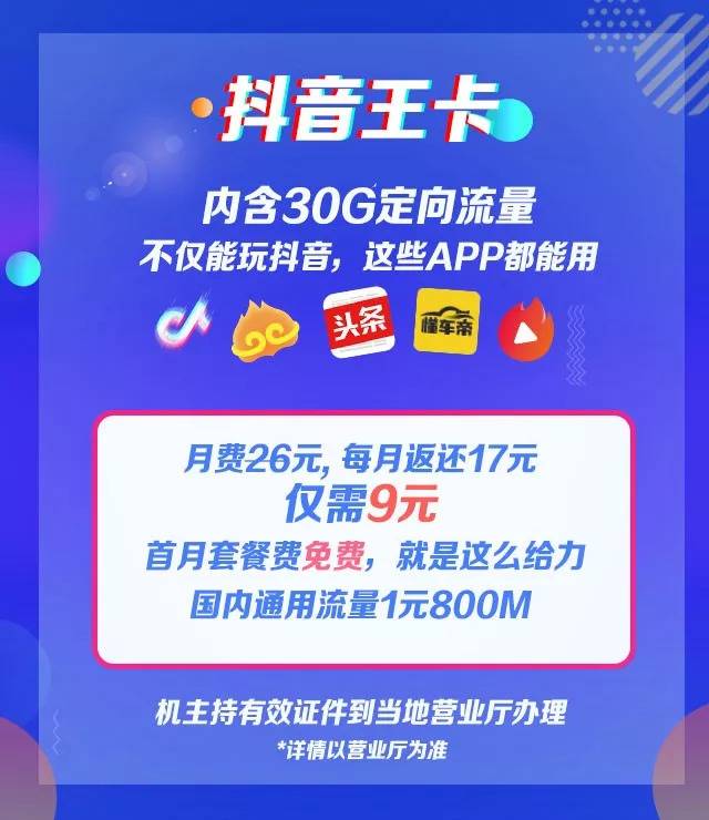 抖音王卡
