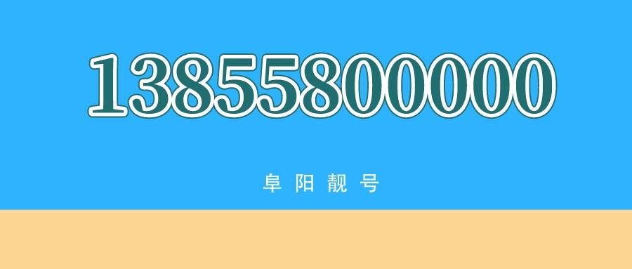 安徽阜阳五连:13855800000