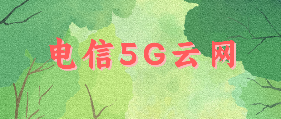 电信5G云网