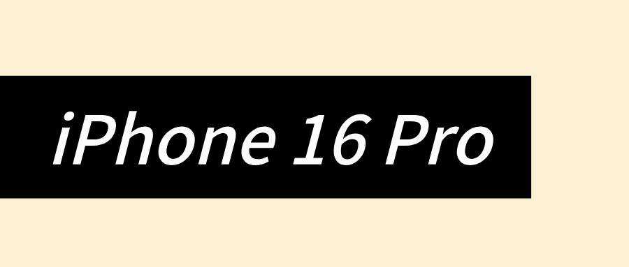 iPhone 16 Pro