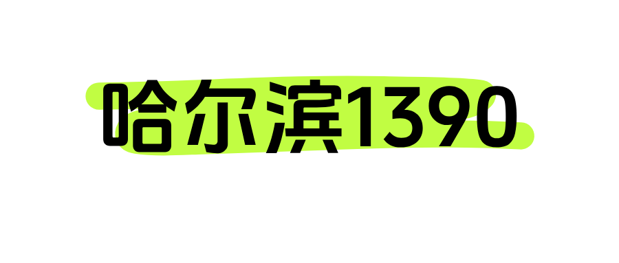 哈尔滨1390