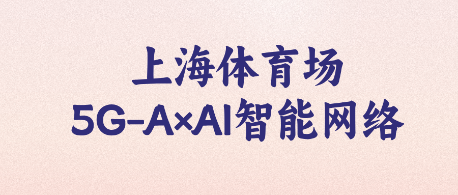 上海体育场5G-A×AI智能网络
